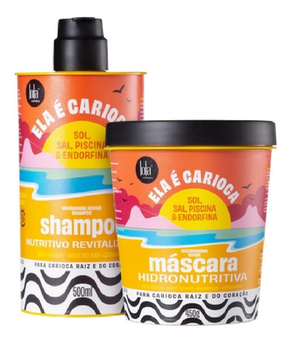 Lola Ela É Carioca Kit Shampoo 500ml + Máscara 450g