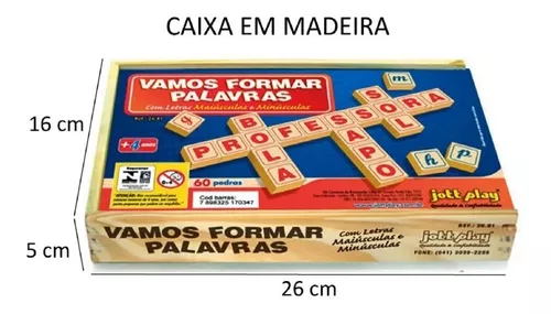 Fábrica de palavras: jogo educativo