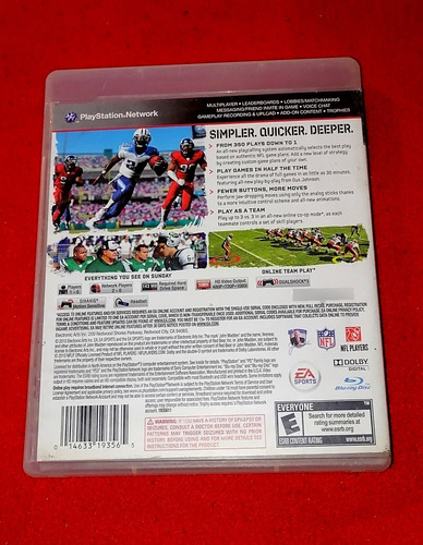 Madden Nfl 11 - Playstation 3 Original (Usado)