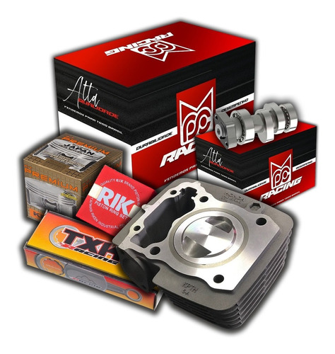 Kit Motor Titan/fan150 P/ 230cc C/comando Preparado 330°