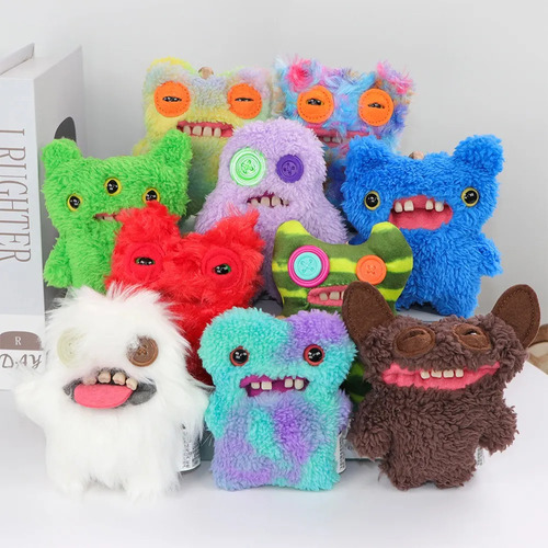 Llaveros De Peluche Fuggler, Divertidos Y Feos, Con Forma De