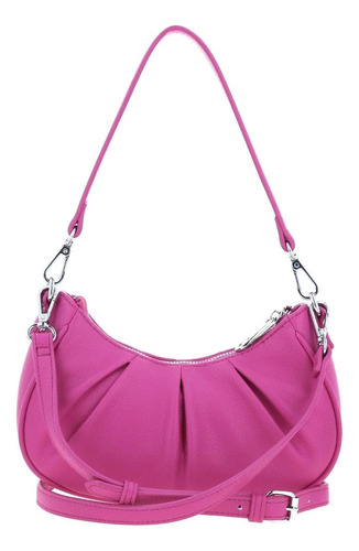 Bolsa Rosa Baguette Barbie By Gorett Mujer Br24017-p Diseño De La Tela Liso