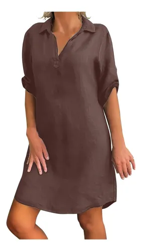 Ropa Casual De Algodón Y Lino De Talla Grande Para Mujer, Cu