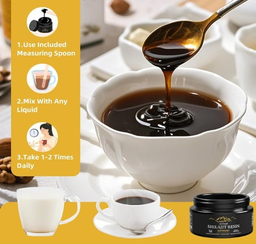 Shilajit Resina Himalaya Biyode 50g Puro Importada Sin Sabor