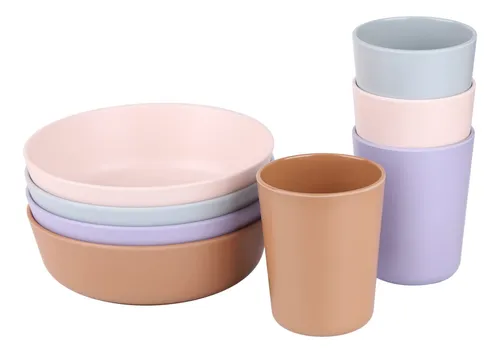 Platos y vasos de bambu hotsell