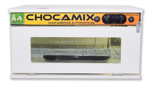 Incubadora para ovos Chocamix Chocadeira Automática E Digital 36 A 42 Ovos 220 Volts 25cm x 35cm 110V 200W cor branco