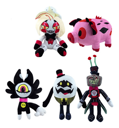 Peluche Hazbin Hotel Extreme Evil Boss Vox Hat Evil Con Form