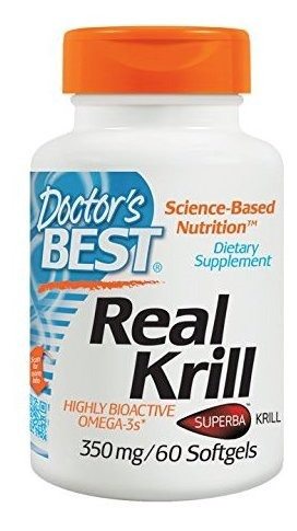 Doctor's Best Real Krill, 350mg 60-count