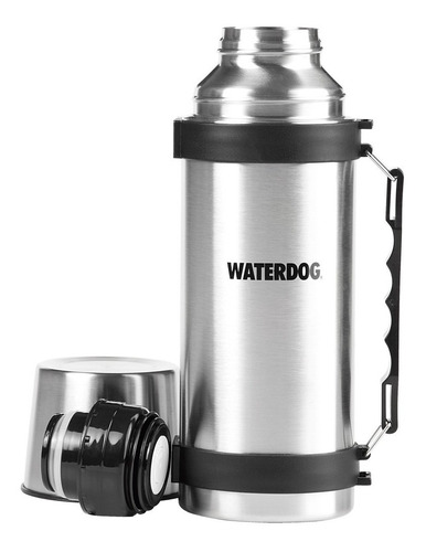 Termo Waterdog De Acero Inoxidable Con Manija 1 Litro