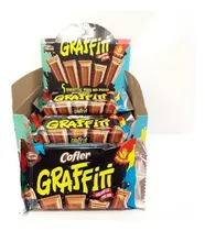 Comprar Caja x 12 Cofler Graffiti - Oblea bañada en Chocolate con leche