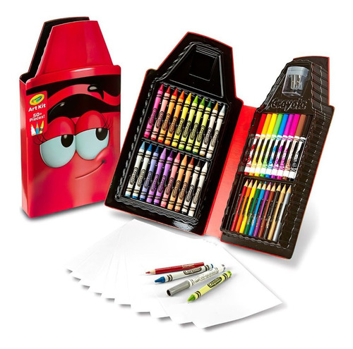Set Crayola 20 Creyones De Cera, 10 Marcadores Y 10 Colores 