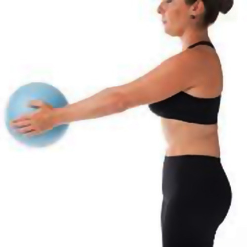 Imagen 3 de 3 de Pelota Pilates 21 Cm Diametro Yoga Pilates