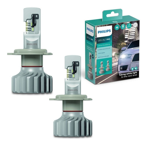 Juego Lamparas Cree Led Phillips H4 Auto Camion Colectivo