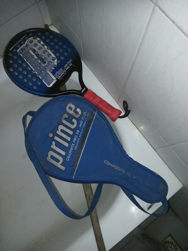 Paleta De Padel Prince Graphite Pro Xb.mid Plus Azul (Usado)