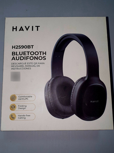 Audifonos Bluetooth Bt 5.0 Inalámbrico On Ear Havit Negro