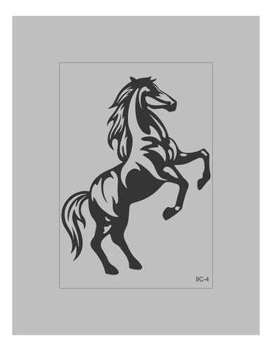 Calcos Con Relieve Para Autos, Lunetas Serie Caballos