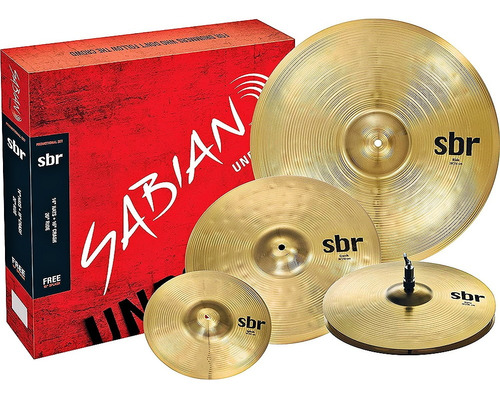 Sabian Sbr 10inch Splashback Promotional Cymbal Set Natural
