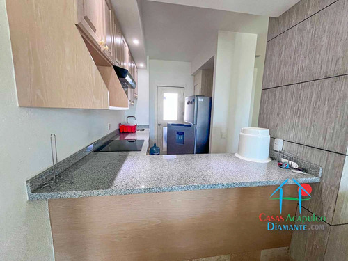 Cad Kabah 803. Vivir Con Estilo En Acapulco Diamante: Balcón Y Confort En Piso Alto