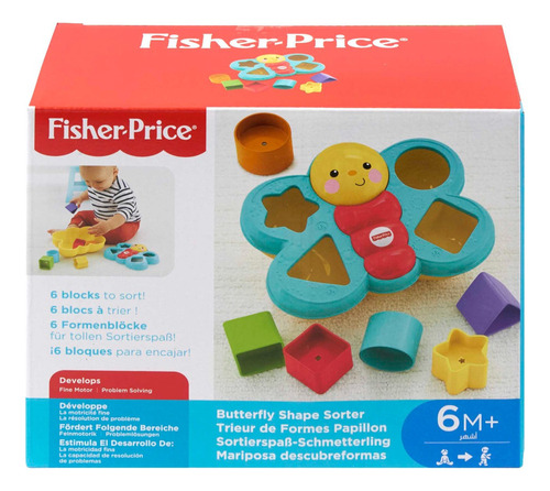 Fisher-price Juguete Mariposa De Bloques Divertidos