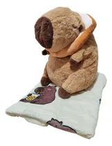 Comprar Peluche Capybara Con Manta De Regalo \u002F Capibara Carpincho Capibara Tostadas