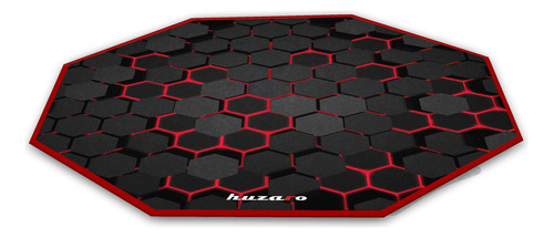 Alfombra Para Silla Gamer Huzaro Hz-floor Mat 2.0 Diginet Ancho 120 Cm Color Negro. Diseño De La Tela Negro Largo 120 Cm