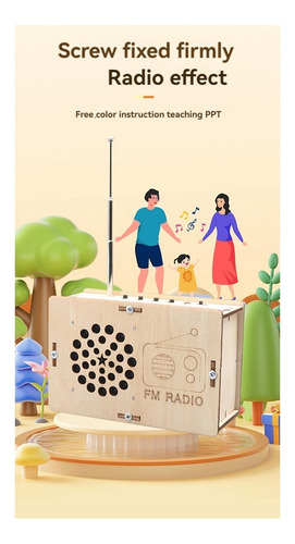 Modelo De Rádio Fm Diy Wood Science Project Modelo Steam Par