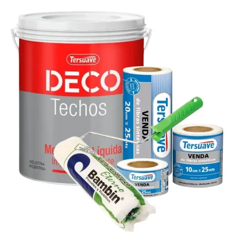 Membrana Deco Techos 10 + Rodillo Bambin Eterno 22 + Venda