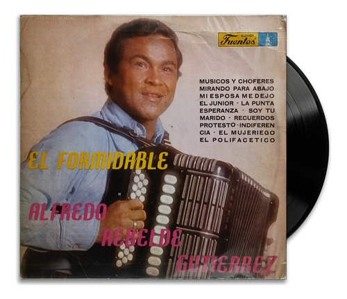 Alfredo Gutierrez - El Formidable - Lp Vinilo