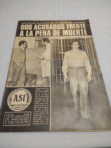 Revista Asi 804 - Boca Y Central Córdoba De Santiago 1971