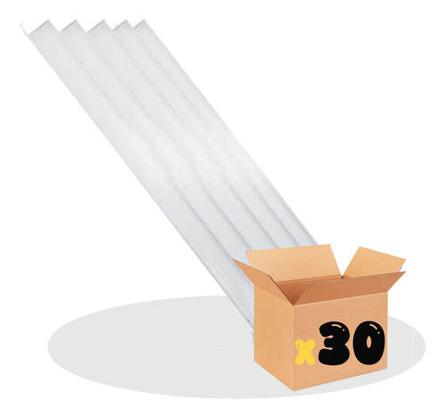 Lámparas De Techo Tipo Regleta Iluminación Led De 72 Watts Y Luz Blanca Fría 120cm De Longitud Paquete Con 30 Piezas