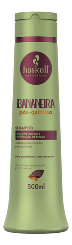 Kit Shampoo Condicionador 500ml Haskell Bananeira