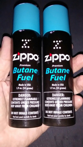 Dos Bombonas De Butano Zippo Nuevas Y Originales 