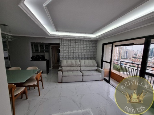 Imagem 2 de 19 de Apartamento Tatuape, 120 Metros, 4 Dorms, 4 Vagas, Andar Alto, Proximo Ao Metro - Ap00644 - 70278691