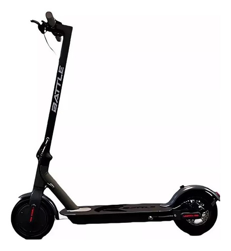 Monopatín Scooter Eléctrico Battle Msmbanem1p 250w 25km 8.5 Color Negro