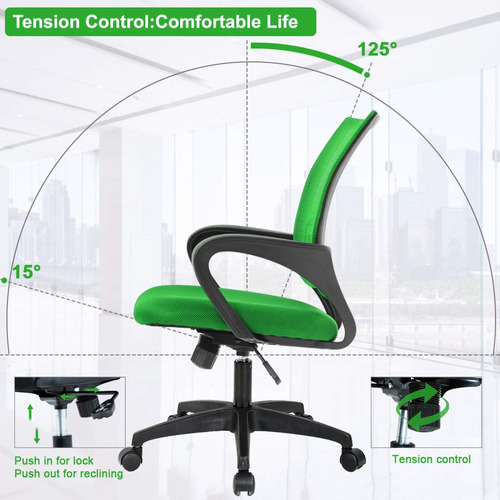 Cadeira De Escritório Cadeira De Computador De Malha Ergonôm