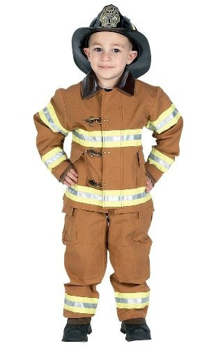 Tan Joven Bombero Traje De Niño