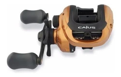 Reel Shimano Caius 200 Color Dorado Oscuro Lado De La Manija Derecho