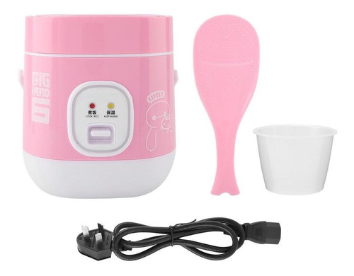 Mini Olla Arrocera Eléctrica Rosada De La Cocina 1.2l Para E