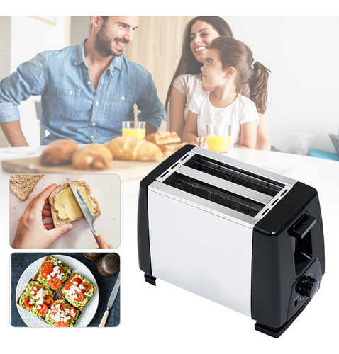 Máquina De Pan Para Desayuno, Sándwich Ligero, Tostadas, Dos