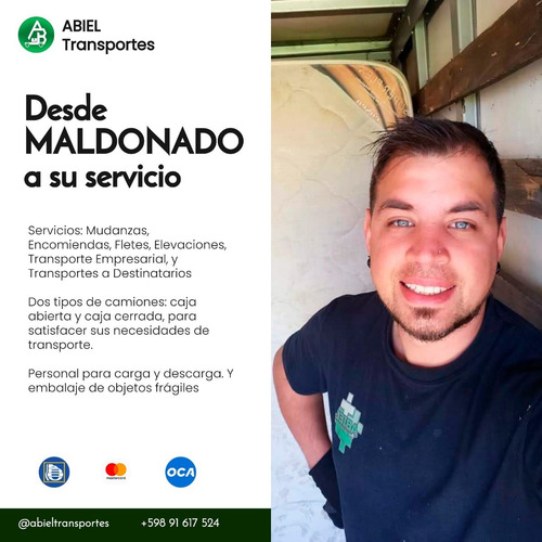 Imagen 9 de 9 de Mudanzas, Fletero En Maldonado, Enconiendas A Montevideo