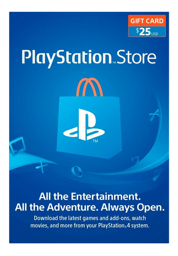 Tarjeta Gift Card Ps Network  Psn 25$ (tarjeta Fisica)