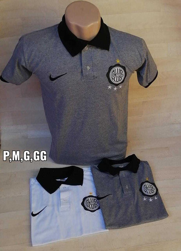 Imagen 3 de 4 de Remera Olimpia Con Cuello Para Caballero