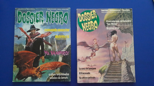 Coleccion  2 Revistas Comics Dossier Negro