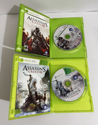 Set 4 Juegos Xbox 360 Assassins Creed 2/3/brotherhood/revel (Usado)