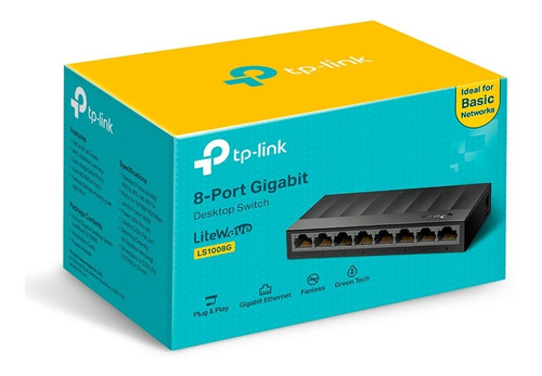 Switch Gigabit De 8 Puertos 10/100/1000mbps Ls1008g Tp-link