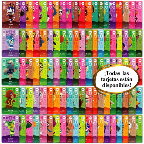 35 Tarjetas Nfc Amiibo Animal Crossing + Empaque Oficial