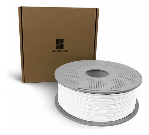 Filamento Bambulab Pla Matte Fosco C/ Carretel 1kg Branco