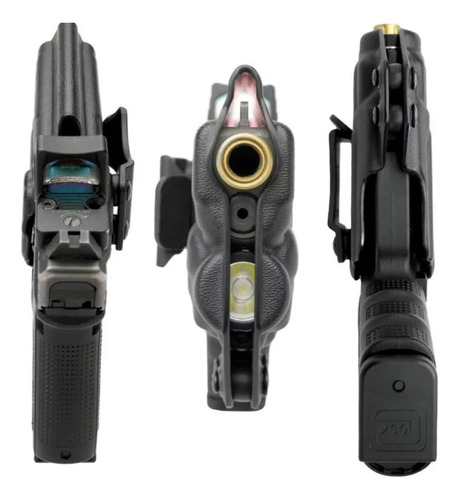 Coldre Glock G17 G19 G22 Uso Com Lanterna Surefire X300