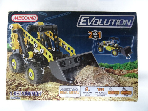 Meccano Evolution Metal, 2 En 1, 165 Pzas