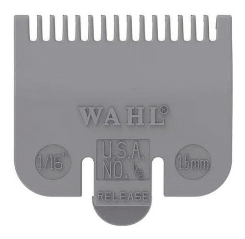 Peine Guia Marca Wahl Nº 1/2 (1,5 Mm) Ideal Degrade Sombread Color Gris